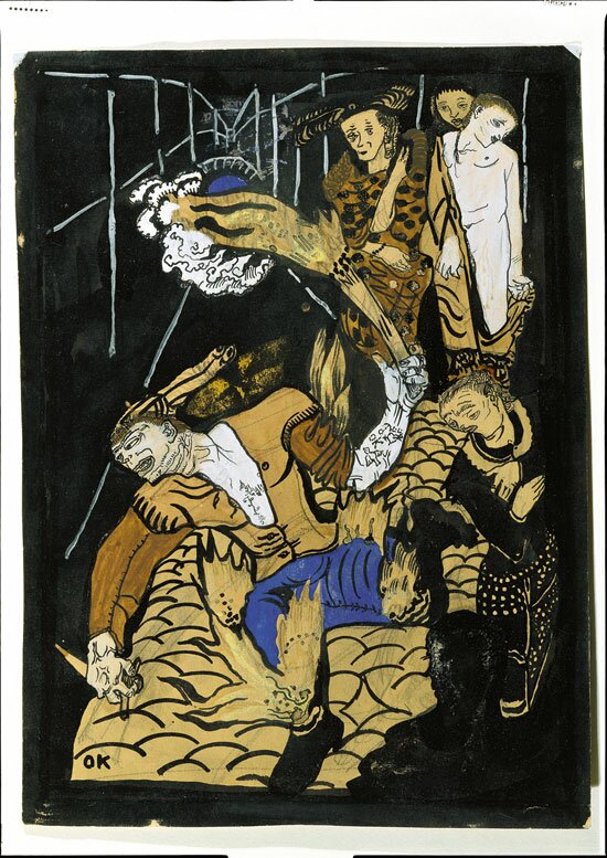 KOKOSCHKA, Oskar 1886-1980 | Amokläufer 1908/1909