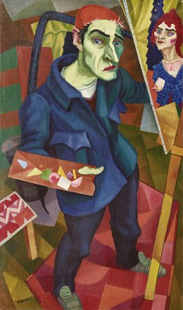 WACKER, RUDOLF 1893-1939 | Der Maler, Selbstbildnis 1924